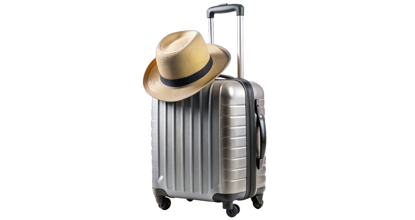 Maleta lista para viajar